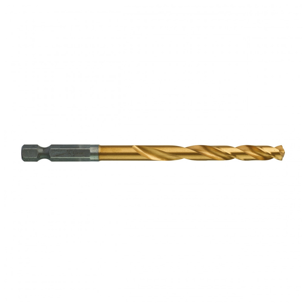 Свердло Milwaukee по металу RedHEX HSS-G TiN, 5,5мм (48894764)
