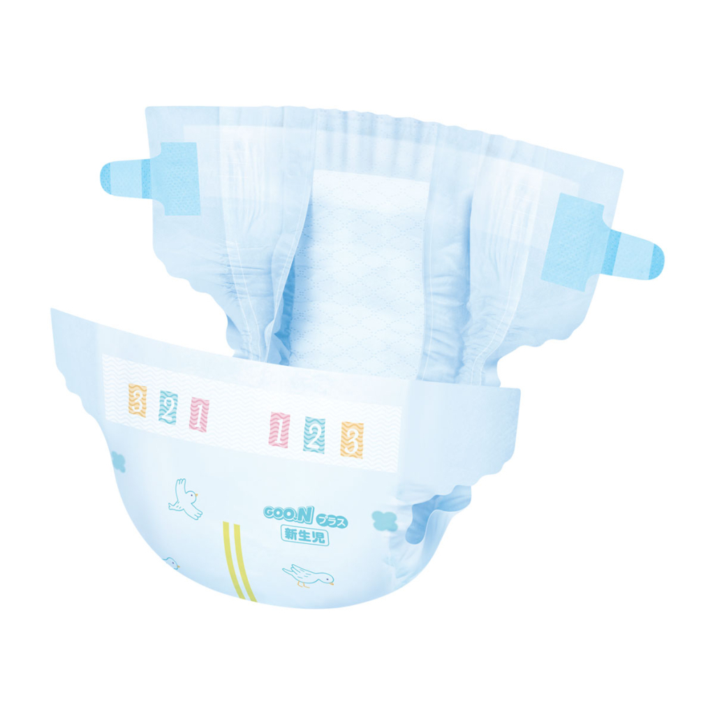 Підгузки GOO.N Plus для новонароджених до 5 кг розмір NB 76 шт (21000626)