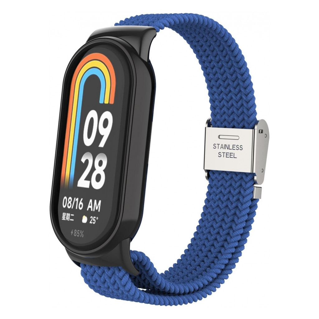 Ремінець до фітнес браслета Armorstandart Braided Solo Loop для Xiaomi Mi Band 7/6/5/4 Blue (ARM69903)