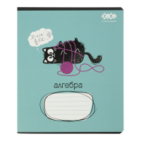 ZiBi subject notebook CRAZY CAT 48 sheets cell, algebra (ZB.1703-06)