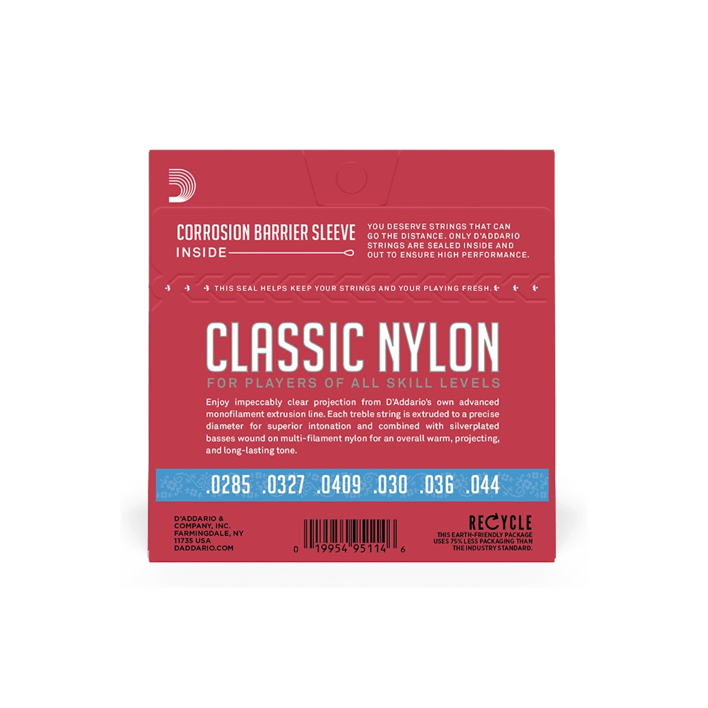 Струни для гітари D'Addario Student Classics Hard Tension (EJ27H)