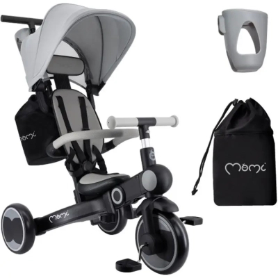 Дитячий велосипед MoMi Solivia grey 4 в 1 (ROTR00017)