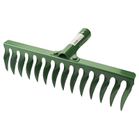 Граблі Grad садові виті 14 зубів 370×82мм заклепувальне кріплення (5051925)