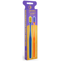 Toothbrush Nordics 6580 Premium Blue + Orange 2 pcs. (3800500324722)
