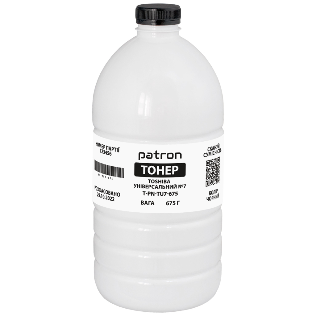 Тонер Toshiba universal 7, 675 г Patron (PN-TU7-675) Тонер Toshiba universal 7, 675 г Patron (PN-TU7-675)