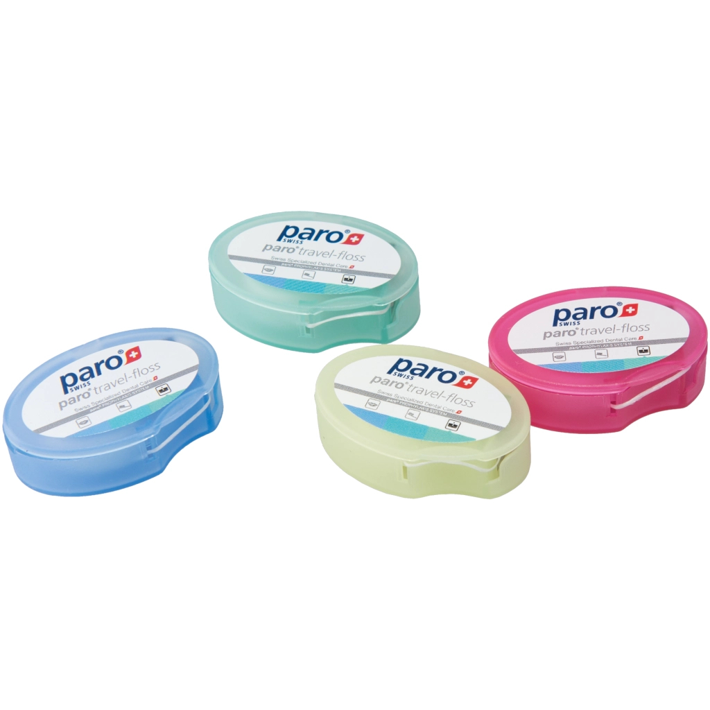 Зубна нитка Paro Swiss Travel-floss Дорожня Салатова упаковка 5 м (7.1763/3)