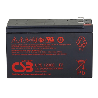 Батарея до ДБЖ CSB UPS123607F2 12V 7Ah (UPS123607F2)