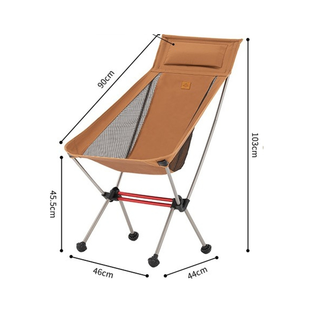 Крісло складане Naturehike ультралегке Stellaluna L02 CNK2350JJ018 Помаранчеве (6976507669429)