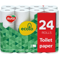 Toilet paper Ruta Ecolo 2 layers 24 rolls (4820202895626)