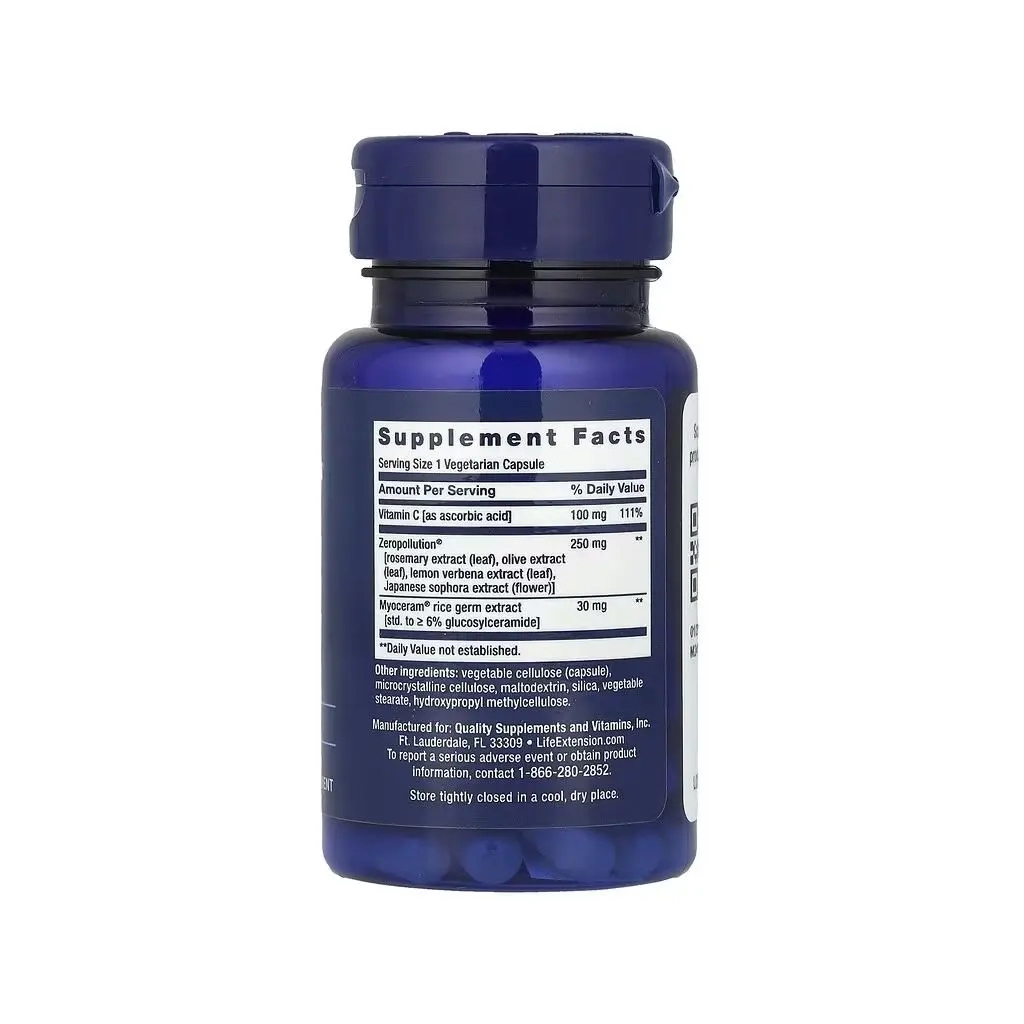 Вітамінно-мінеральний комплекс Life Extension Щоденний захист шкіри, Daily Skin Defense, 30 вегетаріанських до (LEX-24233)