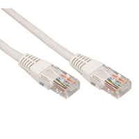 Patch cord 0.25m, UTP, cat.5e, CU, 24AWG, gray Kingda (KD-PAUT3025GY)