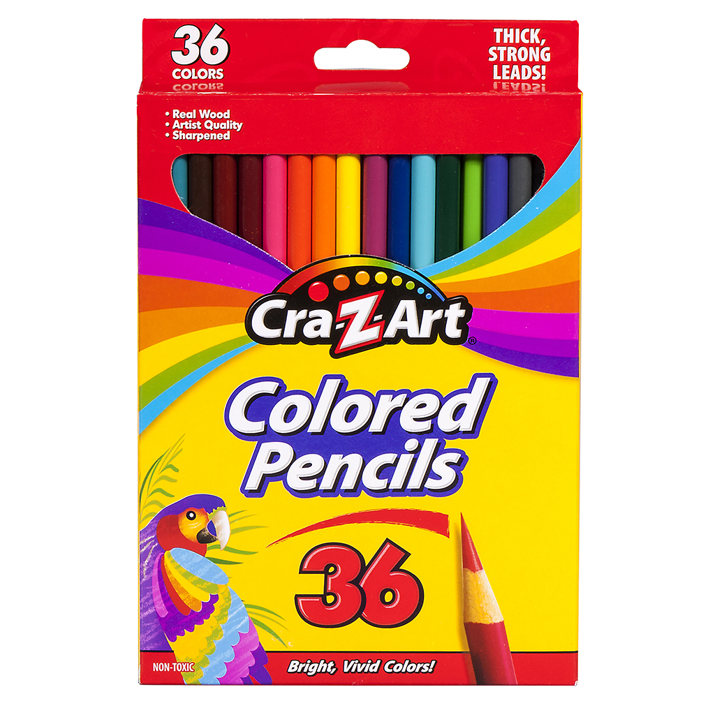 Олівці кольорові Cra-Z-Art 36 кольорів (10438CRA) Олівці кольорові Cra-Z-Art 36 кольорів (10438CRA)