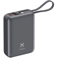 Батарея універсальна Vinga 20000 mAh 45W Display Cable (VPBB2045C)