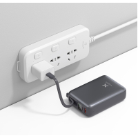 Батарея універсальна Vinga 20000 mAh 45W Display Cable (VPBB2045C)