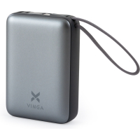 Батарея універсальна Vinga 20000 mAh 45W Display Cable (VPBB2045C)