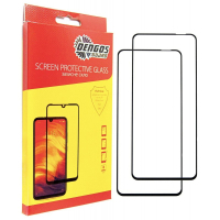 Скло захисне Dengos Oppo A5x Black 2 pcs (DG-TG2P-79)