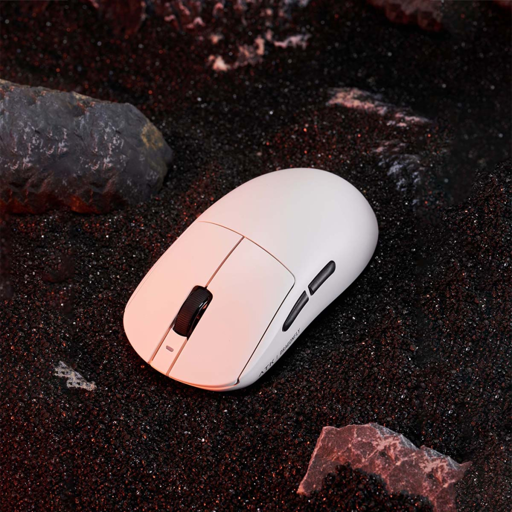 Мишка ATK Dragonfly A9 Ultra Lightweight Wireless/Bluetooth/USB White (ATK-A9-ULTRA-WHT)
