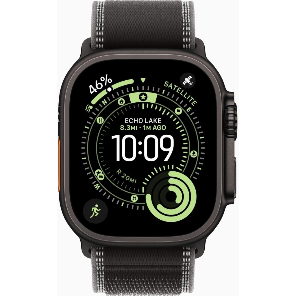 Смарт-годинник Apple Watch Ultra 3 GPS + Cellular 49mm Black Titanium Case with Black/Charcoal Trail Loop - M/L (MF1H4QP/A) Смарт-годинник Apple Watch Ultra 3 GPS + Cellular 49mm Black Titanium Case with Black/Charcoal Trail Loop - M/L (MF1H4QP/A)