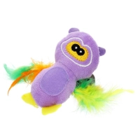Toy for cats Hippie Pet Owl purple 10 cm (HIPCT2304032V)