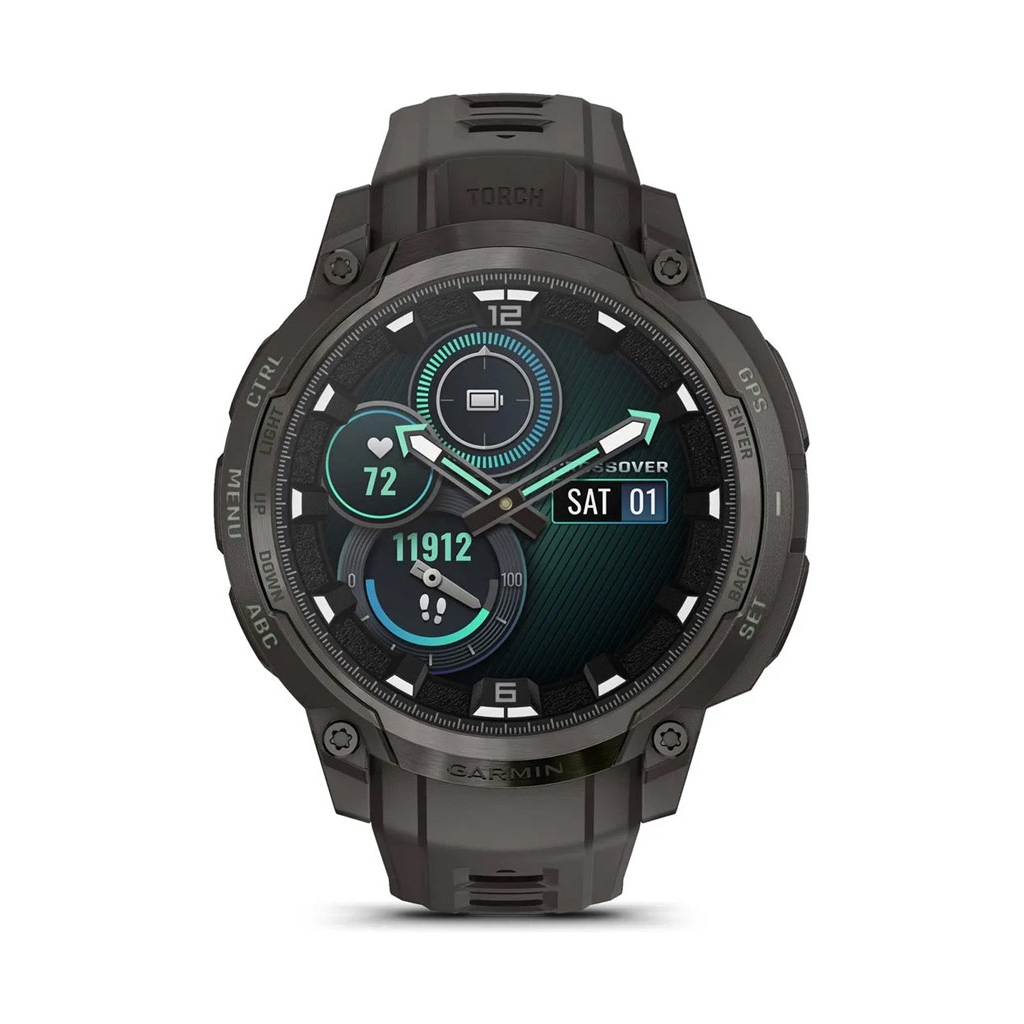 Смарт-годинник Garmin Instinct Crossover AMOLED, Charcoal Grey/Charcoal Grey, GPS смарт-годинник (010-03398-00) Смарт-годинник Garmin Instinct Crossover AMOLED, Charcoal Grey/Charcoal Grey, GPS смарт-годинник (010-03398-00)