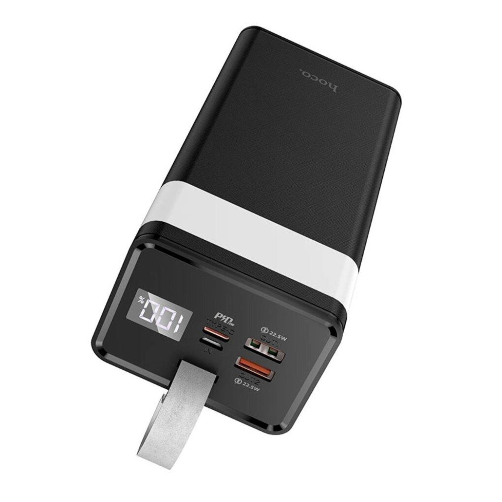 Повербанк HOCO 40000mAh Powermaster PD/20W, QC/22.5W, Lamp, Black (J86 / 714737) Повербанк HOCO 40000mAh Powermaster PD/20W, QC/22.5W, Lamp, Black (J86 / 714737)