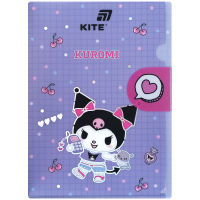 Folder - corner Kite with flap A4 Kuromi (HK25-248-1)