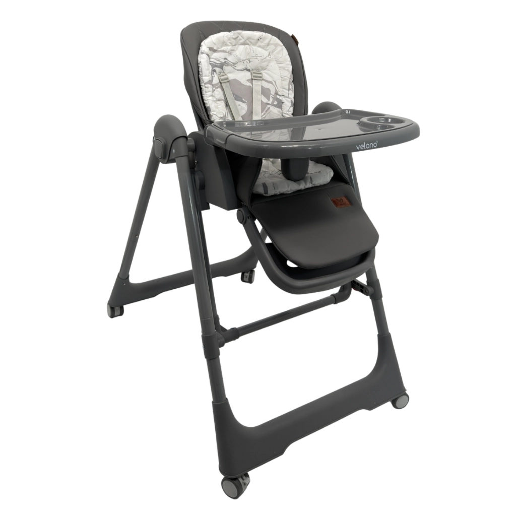 Стілець для годування Velano гойдалка Nomi, black (45680)