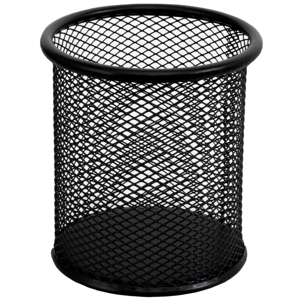 Підставка для ручок H-Tone кругла металева, 9 х 10 см, чорна (JJ41205) Підставка для ручок H-Tone кругла металева, 9 х 10 см, чорна (JJ41205)