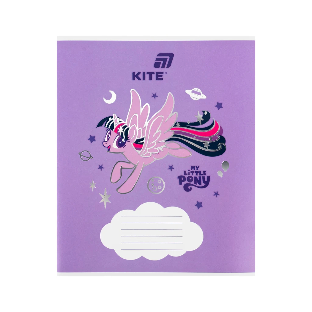 Зошит Kite My Littke Pony, 12 аркушів, коса лінія (LP26-235)