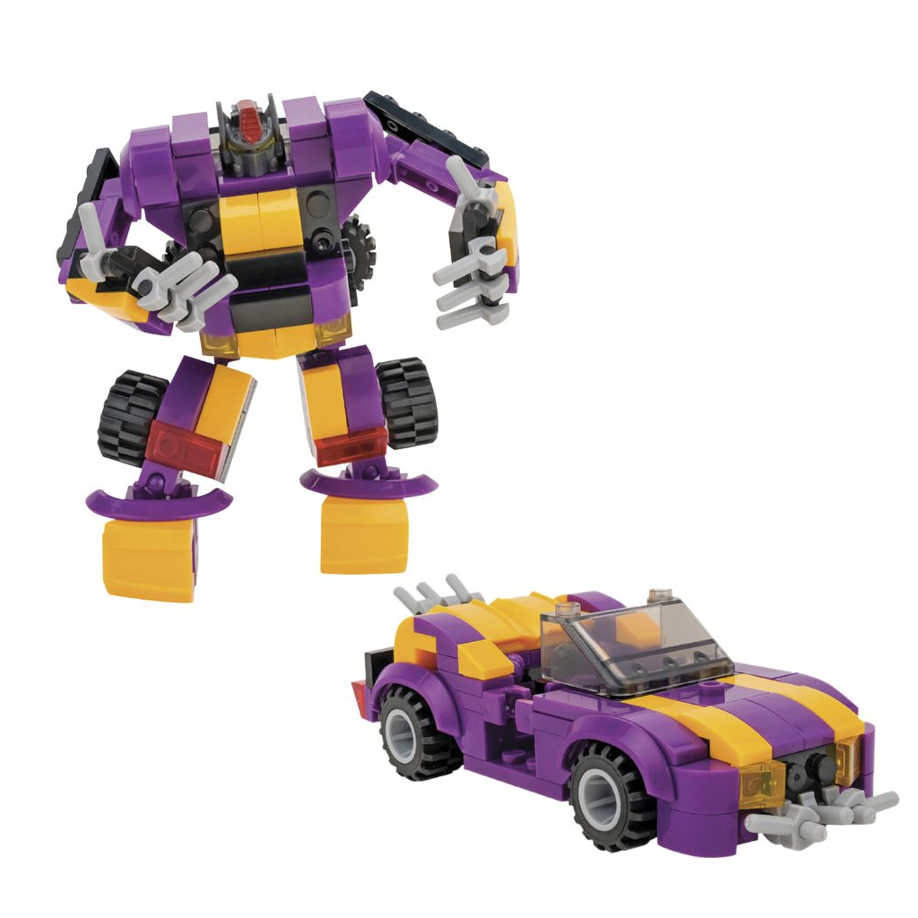 Конструктор Cubix Traxfigure 2-в-1, фіолетовий (39727/3) Конструктор Cubix Traxfigure 2-в-1, фіолетовий (39727/3)