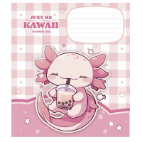 Зошит Школярик Just be kawaii 12 аркушів коса лінія (012-3480C)