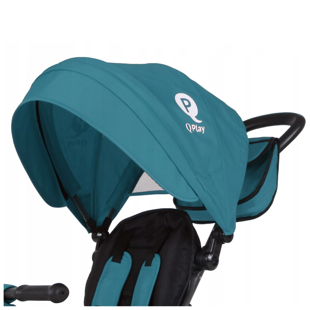 Дитячий велосипед QPlay Rito+ EVA складаний триколісний Green (S380-8Green)