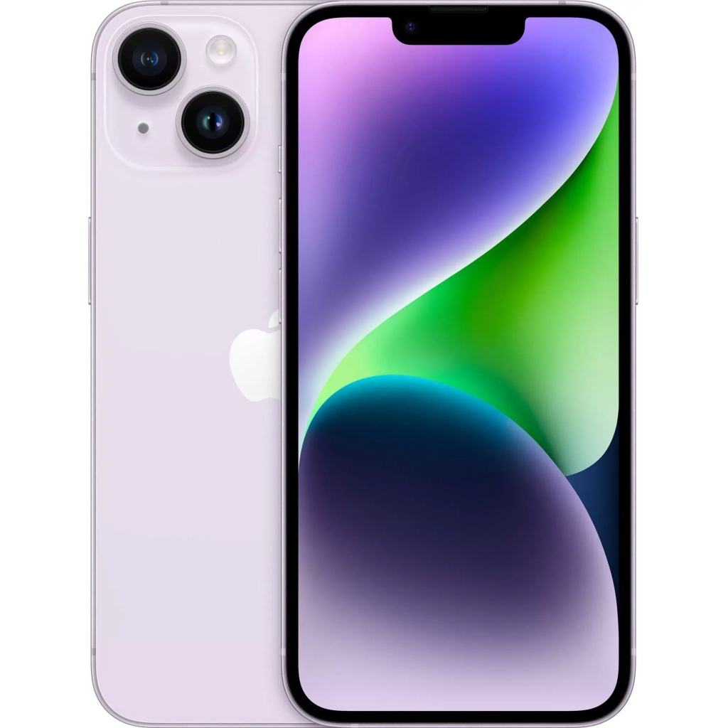 Мобільний телефон Apple iPhone 14 128Gb Purple (REF A) BREEZY (2AMPV03)