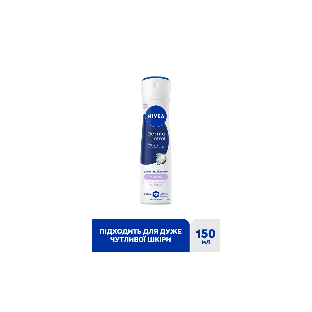 Антиперспірант Nivea Derma Control Restore Antiperspirant Spray 150 мл (5900017100036)