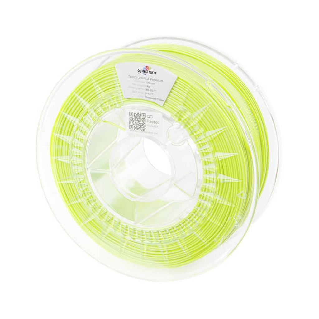 Пластик для 3D-принтера Spectrum PLA Premium 1.75mm 1kg Yellow, Fluo (80017)