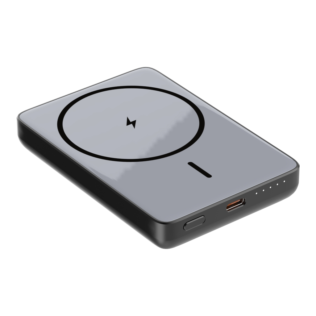 Повербанк Atria 10000mAh, PD/20W, 15W Wireless MagSafe, Black (WPD-W72B) Повербанк Atria 10000mAh, PD/20W, 15W Wireless MagSafe, Black (WPD-W72B)