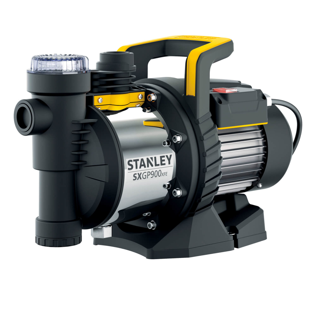 Дренажний насос Stanley електричний, безщітковий, 0.9kW, для чистої води, 3600л/год (SXGP900XFE) Дренажний насос Stanley електричний, безщітковий, 0.9kW, для чистої води, 3600л/год (SXGP900XFE)
