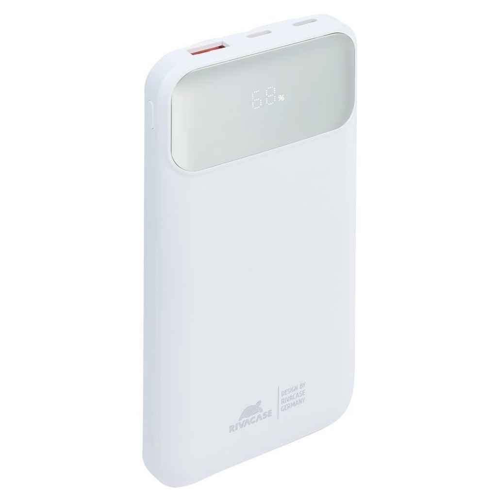 Повербанк RivaCase 10000mA, 22.5W, QC/PD, white (RIVAPOWER VA2211 (White))