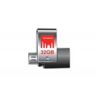 USB флеш накопичувач Strontium Flash 32GB Nitro Plus Silver OTG USB 3.0 (SR32GSLOTG1Z)