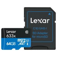 Карта пам'яті Lexar 64GB microSDXC class 10 UHS-I (LSDMI64GBBEU633A)