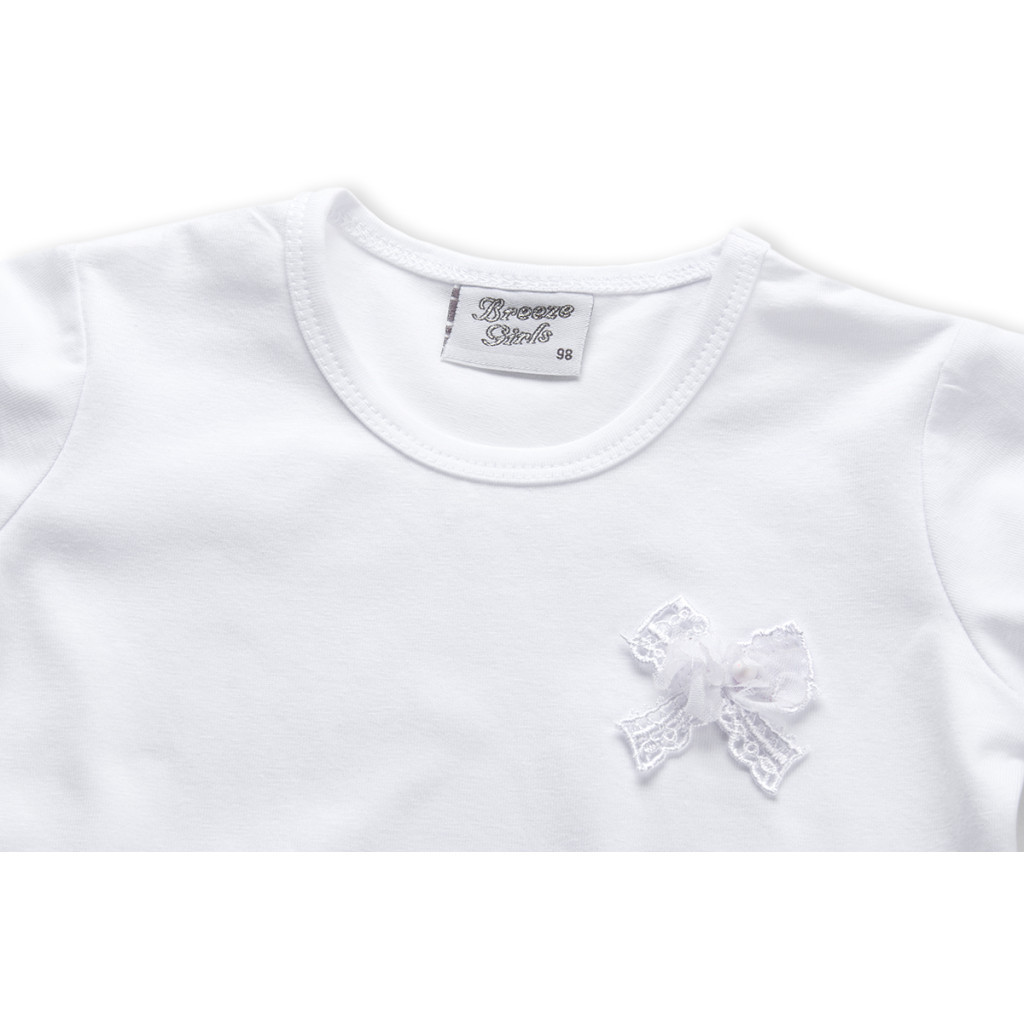 Плаття дитяче Breeze зі спідницею в смужку (8753-92G-white)