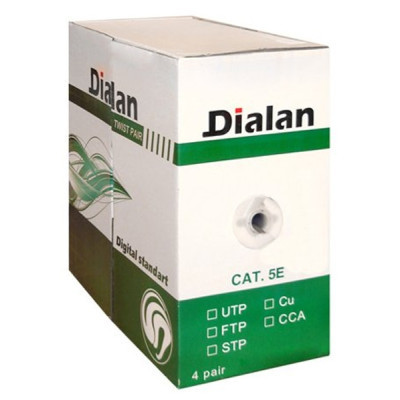 Network cable Dialan UTP 305m KNPp 4*2*0.50 [СУ] cat.5e, external, wire 1.2mm (11208)