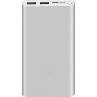 Батарея універсальна Xiaomi Mi 3 NEW Power bank 10000mAh QC2.0 in/out, PLM13ZM, Silver (VXN4259CN / 575608)