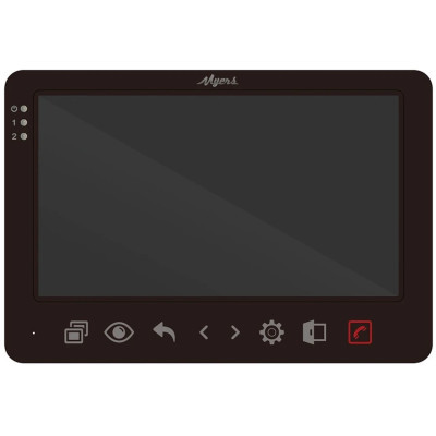 Video intercom Partizan M-72SD Black HD (1398) (1398)
