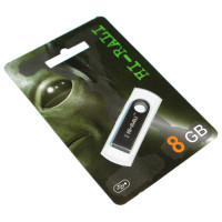 USB флеш накопичувач Hi-Rali 8GB Shuttle Series Black USB 2.0 (HI-8GBSHBK)
