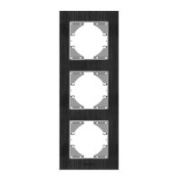 Frame Videx BINERA black aluminum 3 posts (VF-BNFRA3V-B)