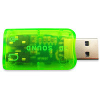 Звукова плата Dynamode USB 6(5.1) green (USB-SOUNDCARD2.0 green)