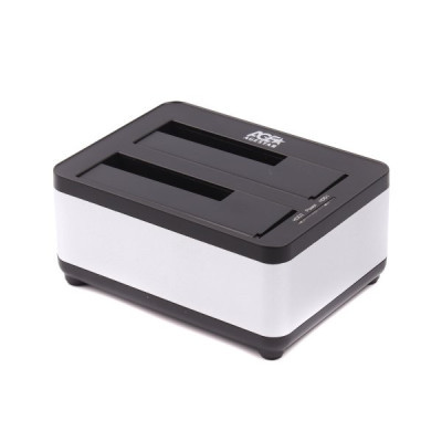 Docking station AgeStar USB3.0 2-slot silver (3UBT8 (Silver))