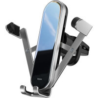 Універсальний автотримач Baseus Penguin gravity phone holder, silver (SUYL-QE0S)