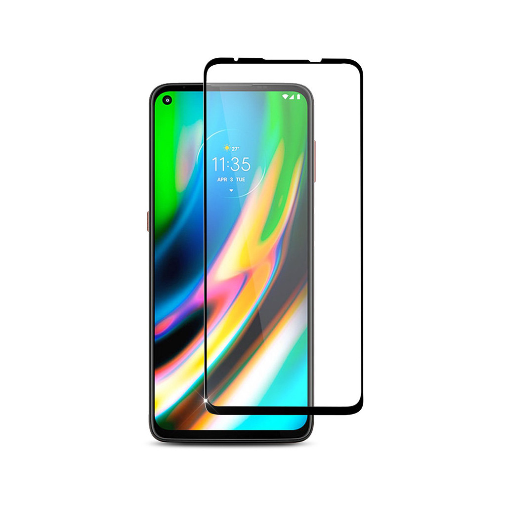 Скло захисне PowerPlant Full screen Motorola Moto G9 Plus, Black (GL609406) Скло захисне PowerPlant Full screen Motorola Moto G9 Plus, Black (GL609406)